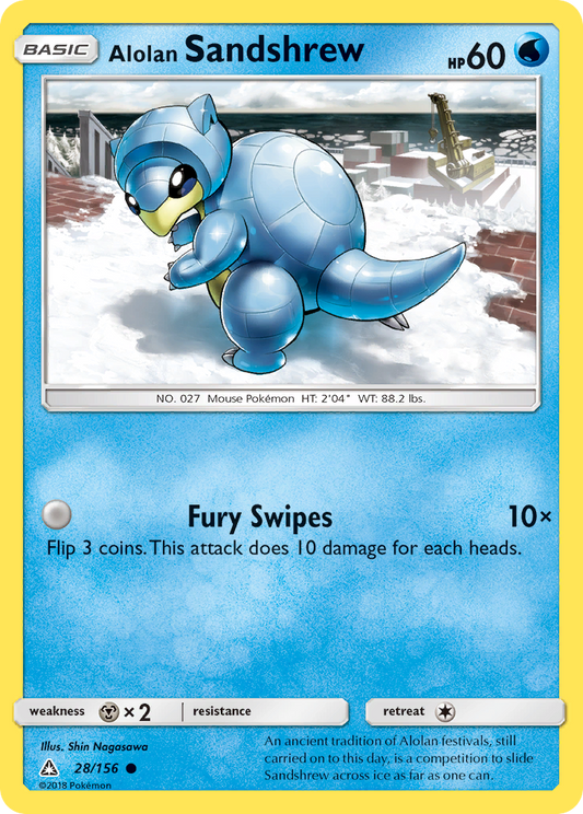 Alolan Sandshrew – Ultra Prism