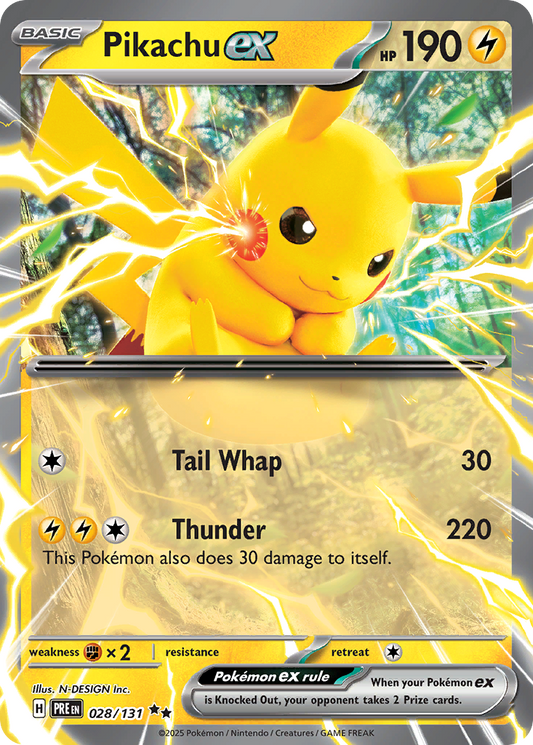 Pikachu ex – Prismatic Evolutions