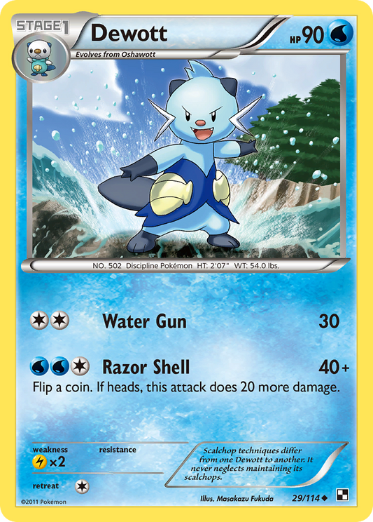 Dewott – Black & White
