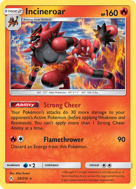 Incineroar – Unbroken Bonds