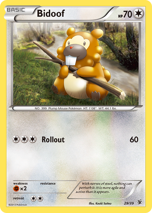 Bidoof – Kalos Starter Set