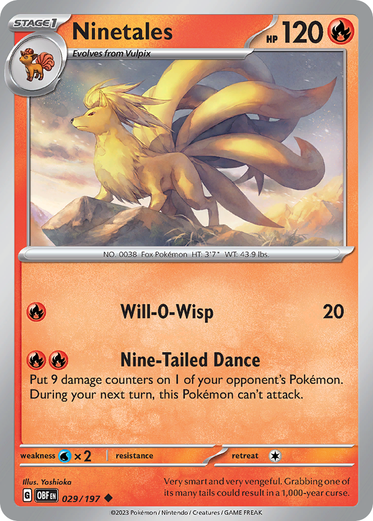 Ninetales – Obsidian Flames
