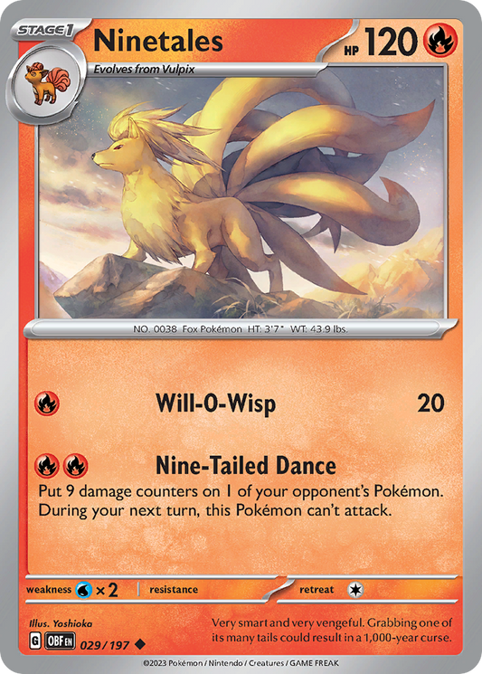 Ninetales – Obsidian Flames