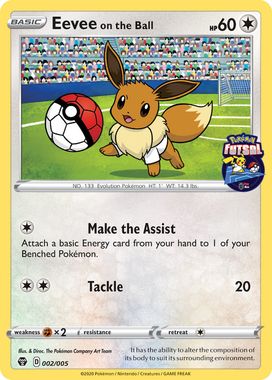 Eevee on the Ball – Pokémon Futsal Collection