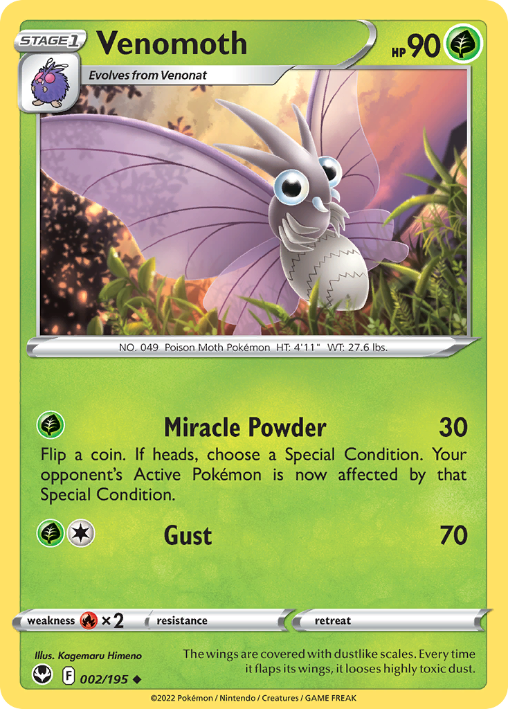 Venomoth – Silver Tempest