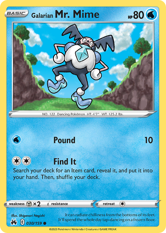Galarian Mr. Mime – Crown Zenith