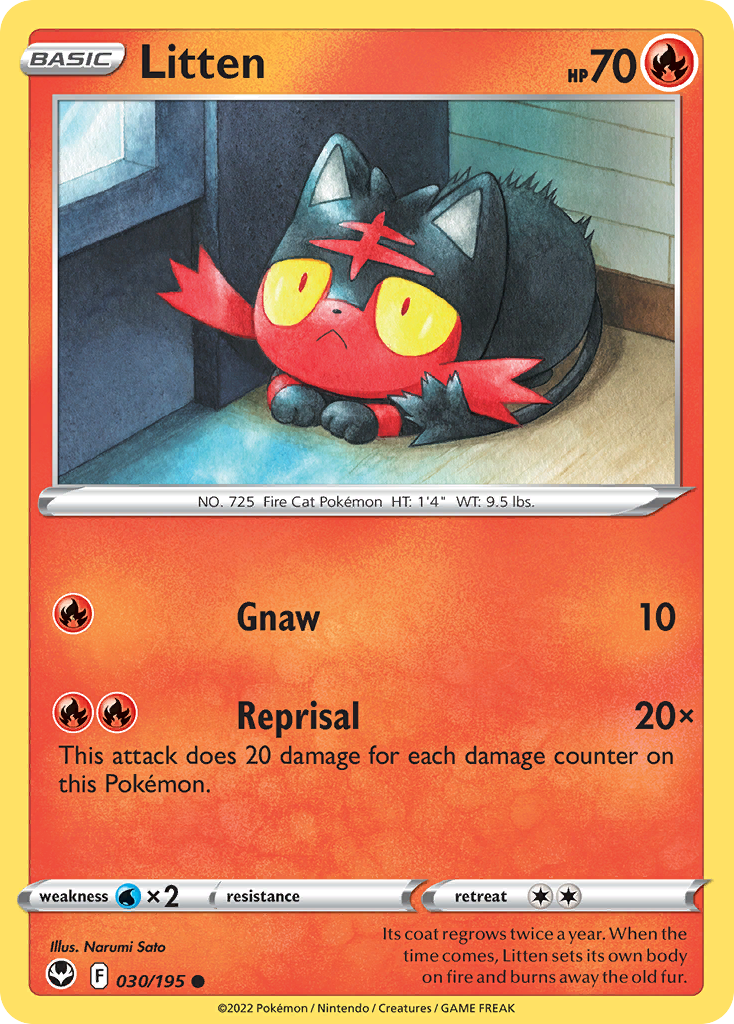 Litten – Silver Tempest