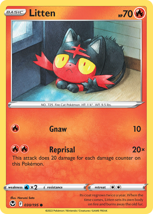 Litten – Silver Tempest
