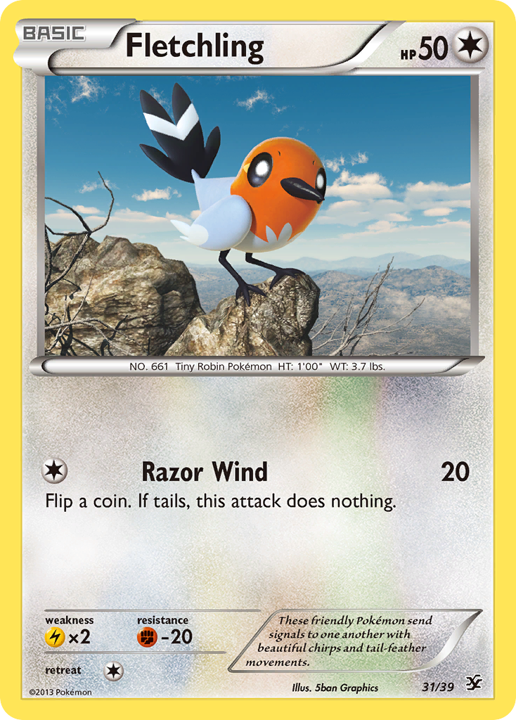Fletchling – Kalos Starter Set