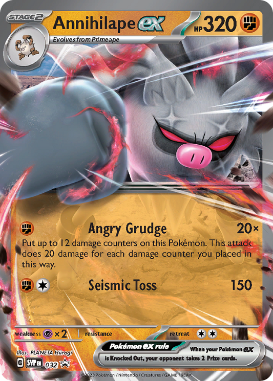 Annihilape ex – Scarlet & Violet Black Star Promos