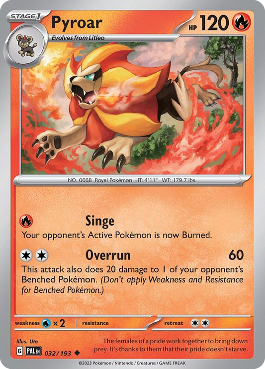 Pyroar – Paldea Evolved