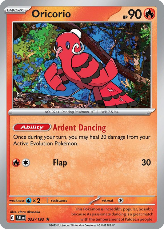 Oricorio – Paldea Evolved