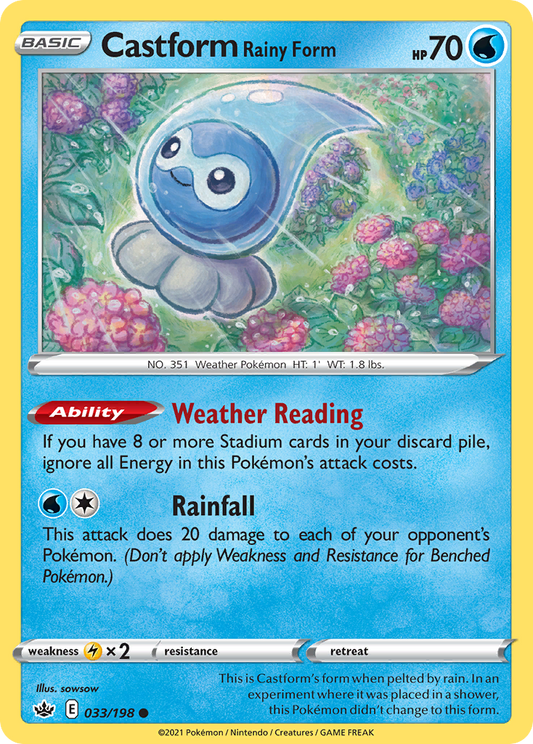 Castform Rainy Form – Chilling Reign