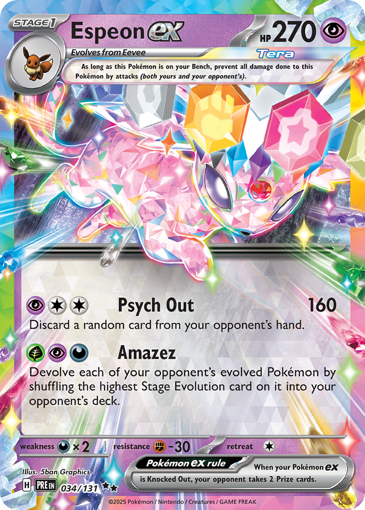 Espeon ex – Prismatic Evolutions