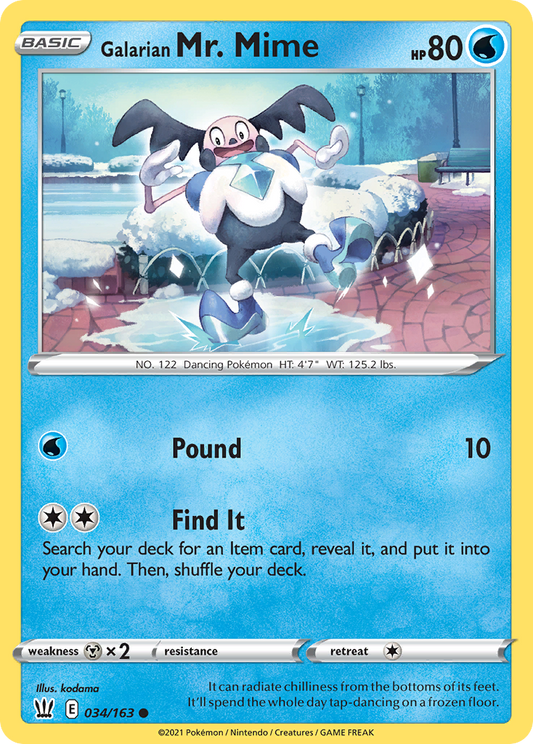 Galarian Mr. Mime – Battle Styles