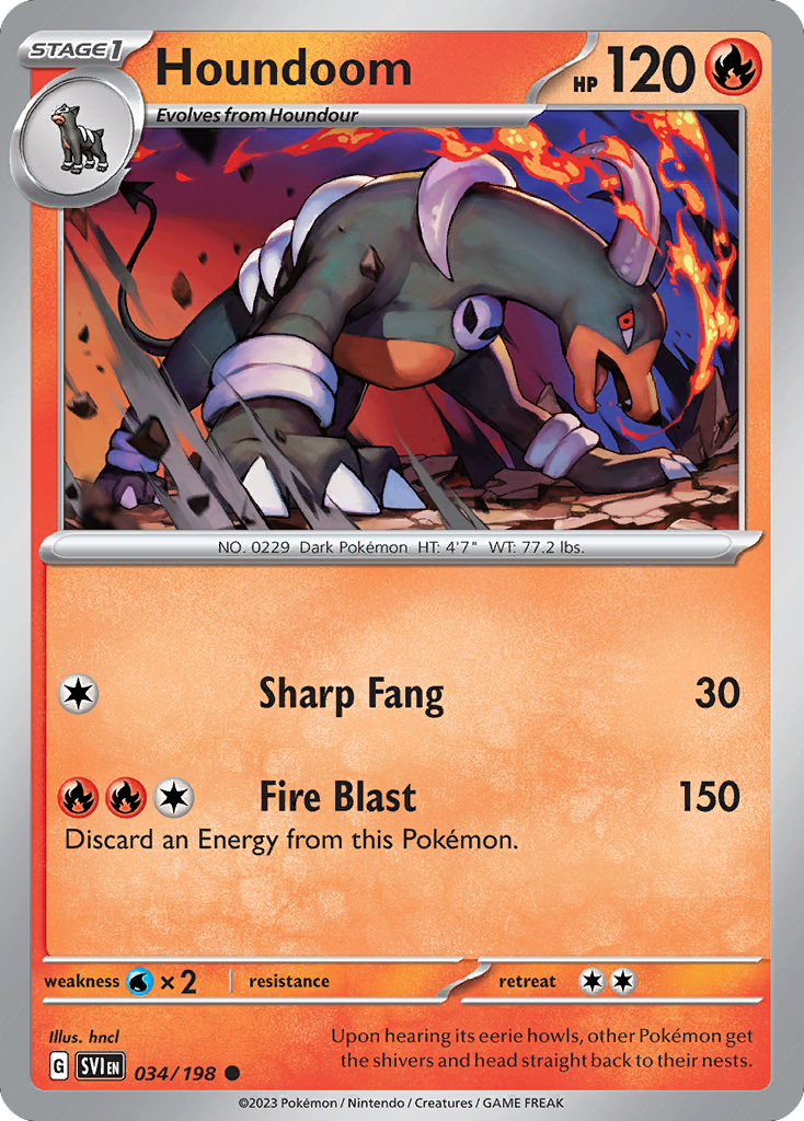 Houndoom – Scarlet & Violet