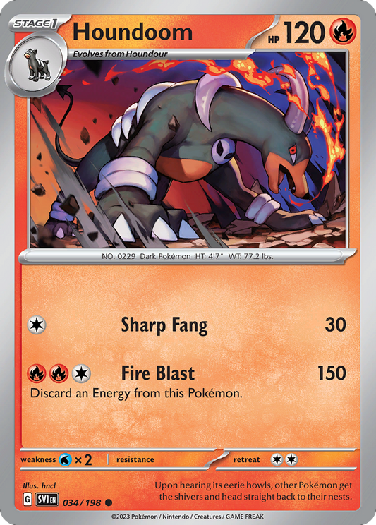 Houndoom – Scarlet & Violet
