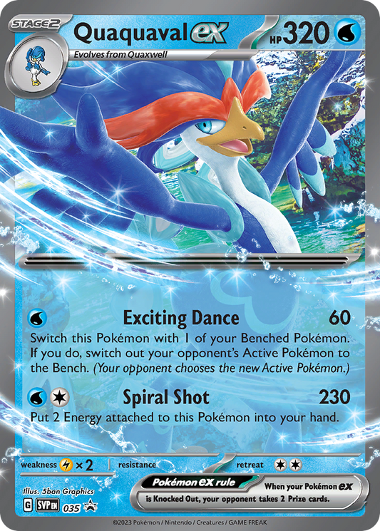 Quaquaval ex – Scarlet & Violet Black Star Promos