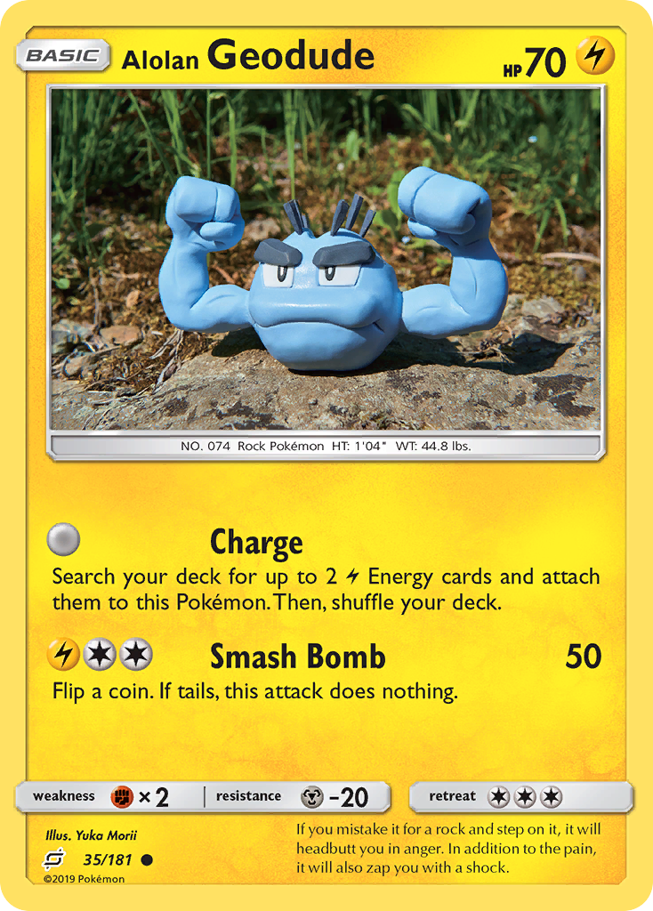 Alolan Geodude – Team Up
