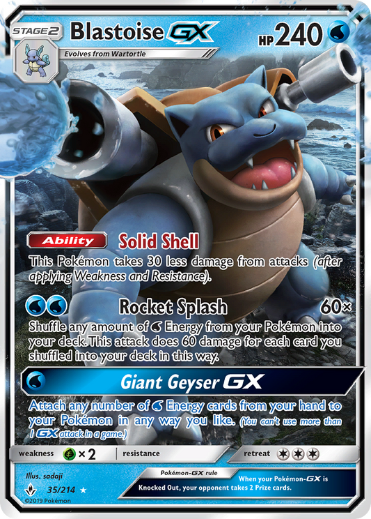 Blastoise-GX – Unbroken Bonds