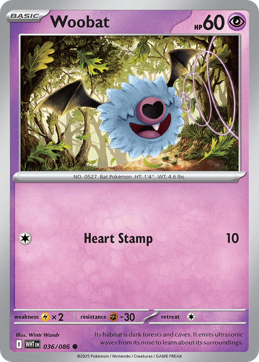 Woobat – White Flare