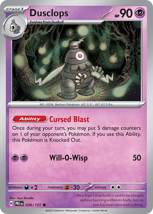 Dusclops – Prismatic Evolutions