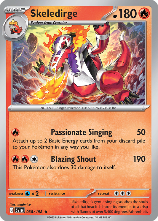 Skeledirge – Scarlet & Violet