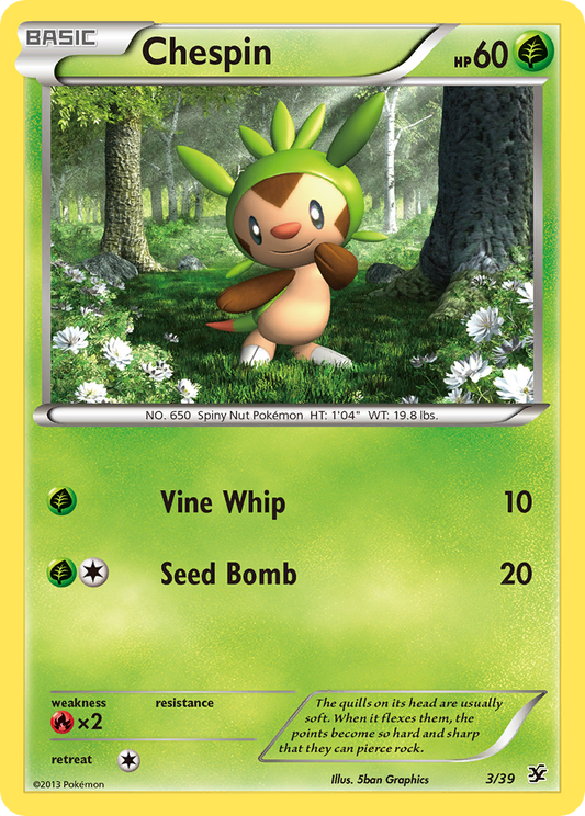 Chespin – Kalos Starter Set