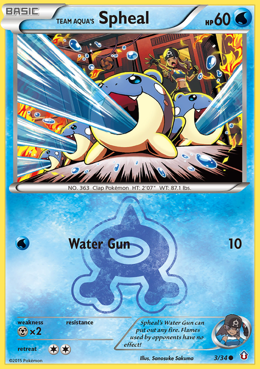 Team Aqua's Spheal – Double Crisis