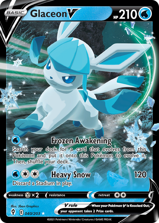 Glaceon V – Evolving Skies