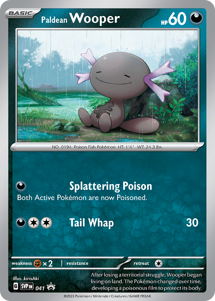 Paldean Wooper – Scarlet & Violet Black Star Promos