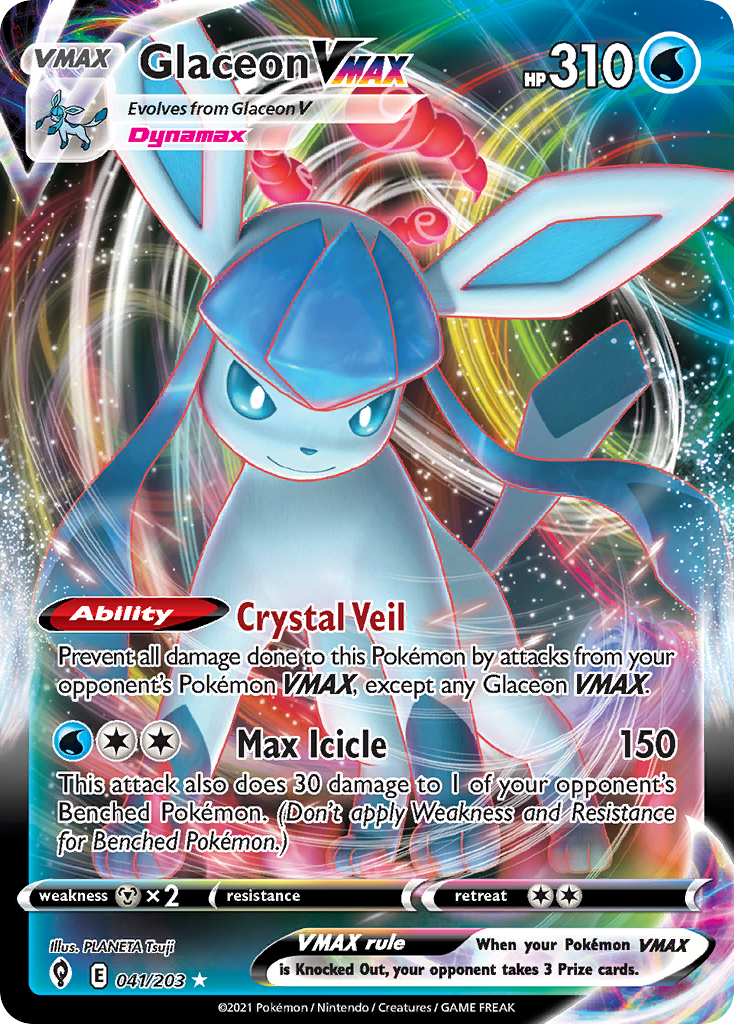 Glaceon VMAX – Evolving Skies