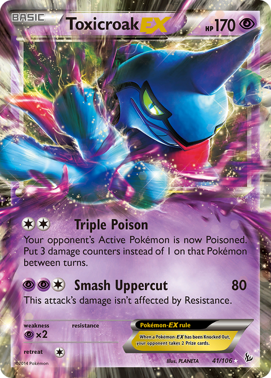 Toxicroak-EX – Flashfire