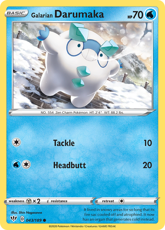 Galarian Darumaka – Darkness Ablaze