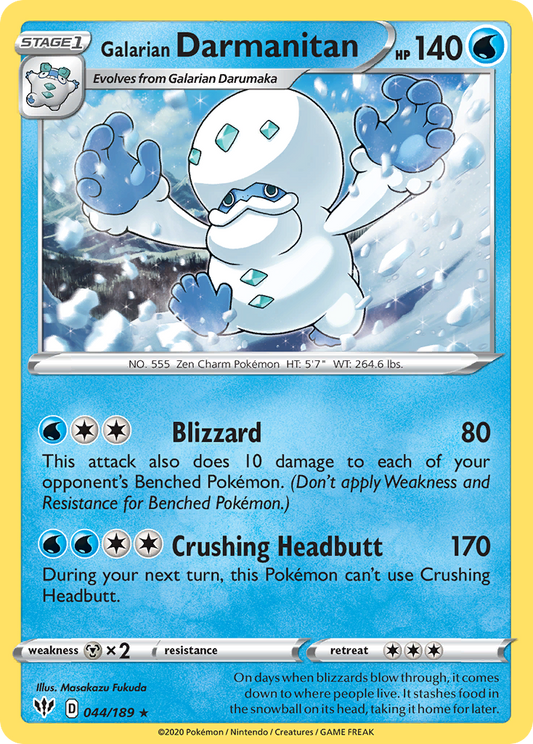 Galarian Darmanitan – Darkness Ablaze