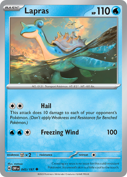 Lapras – Obsidian Flames