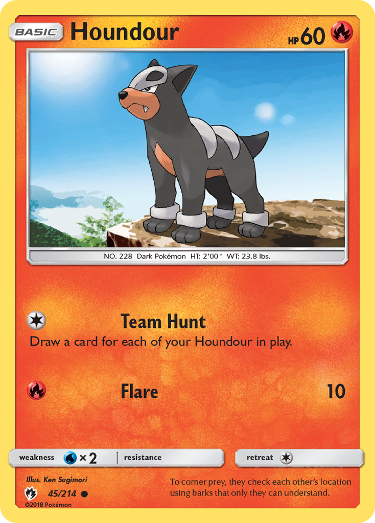 Houndour – Lost Thunder