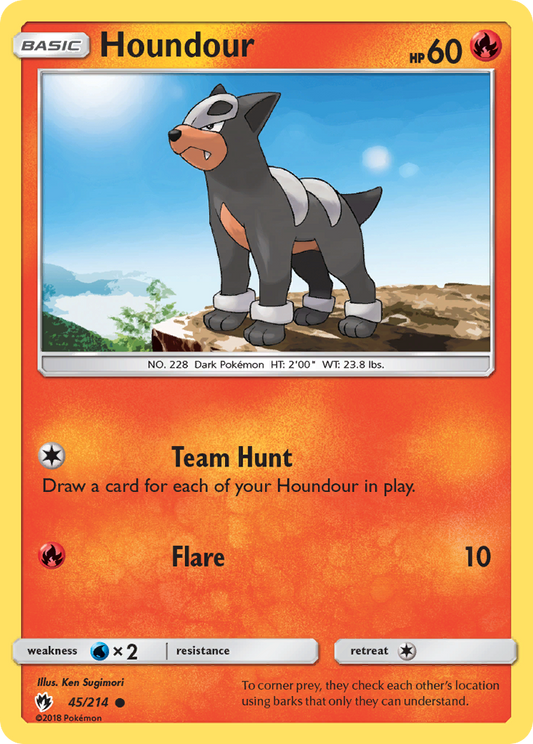 Houndour – Lost Thunder