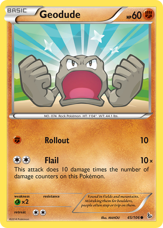 Geodude – Flashfire