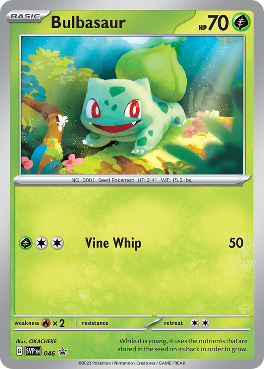 Bulbasaur – Scarlet & Violet Black Star Promos