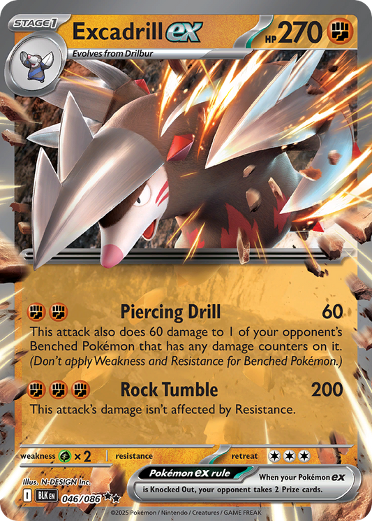 Excadrill ex – Black Bolt