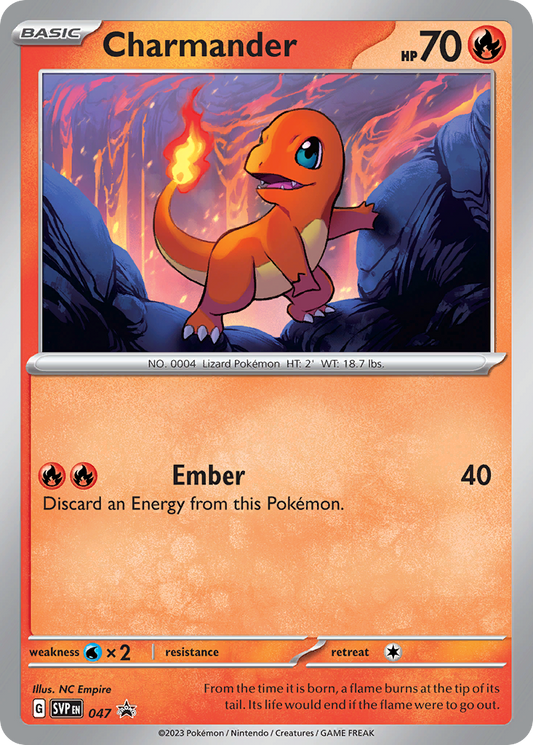 Charmander – Scarlet & Violet Black Star Promos