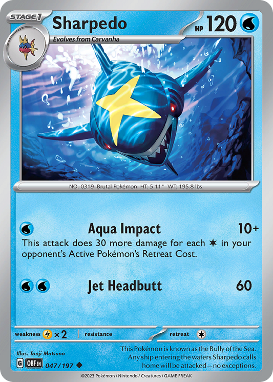 Sharpedo – Obsidian Flames