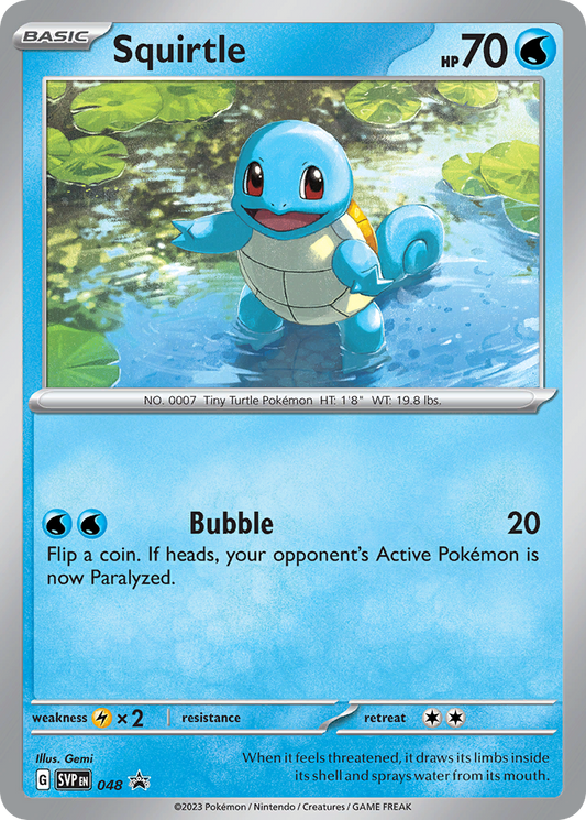 Squirtle – Scarlet & Violet Black Star Promos