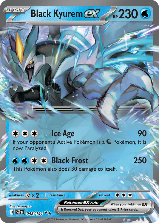Black Kyurem ex – Surging Sparks