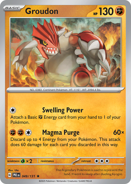 Groudon – Prismatic Evolutions