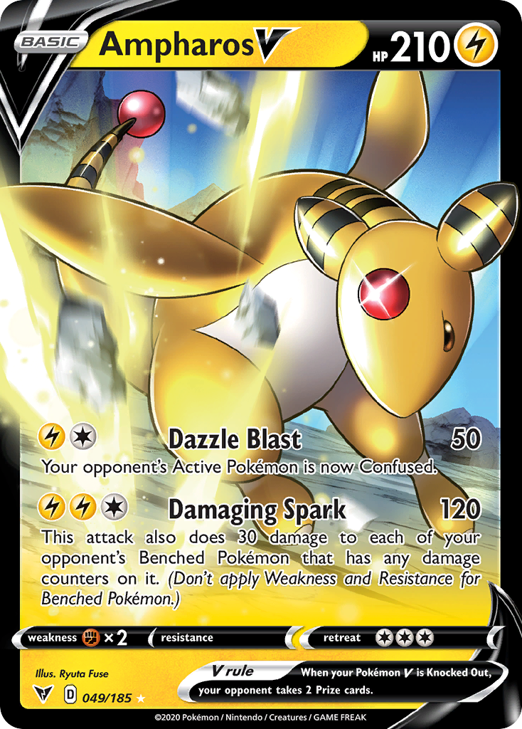 Ampharos V – Vivid Voltage