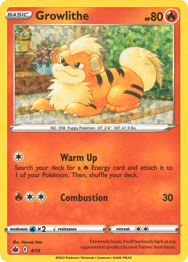 Growlithe – McDonald's Collection 2022