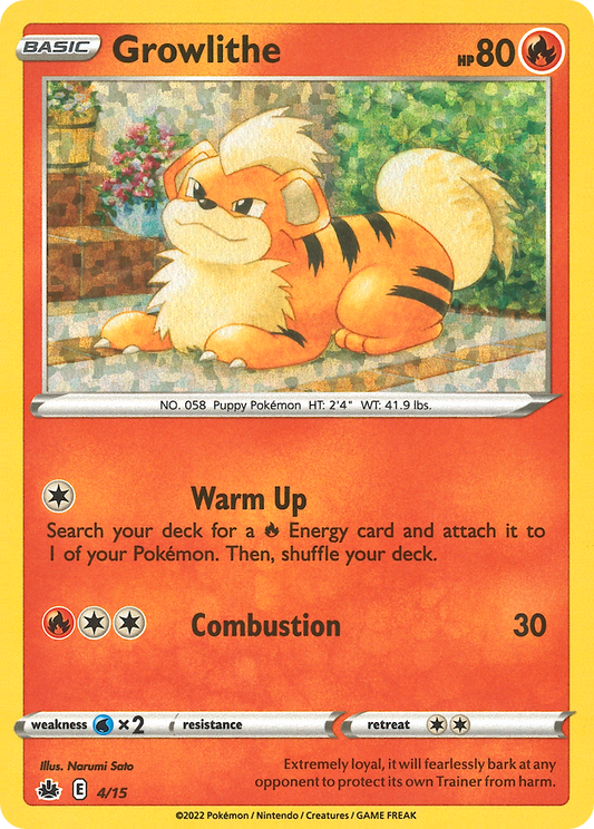 Growlithe – McDonald's Collection 2022