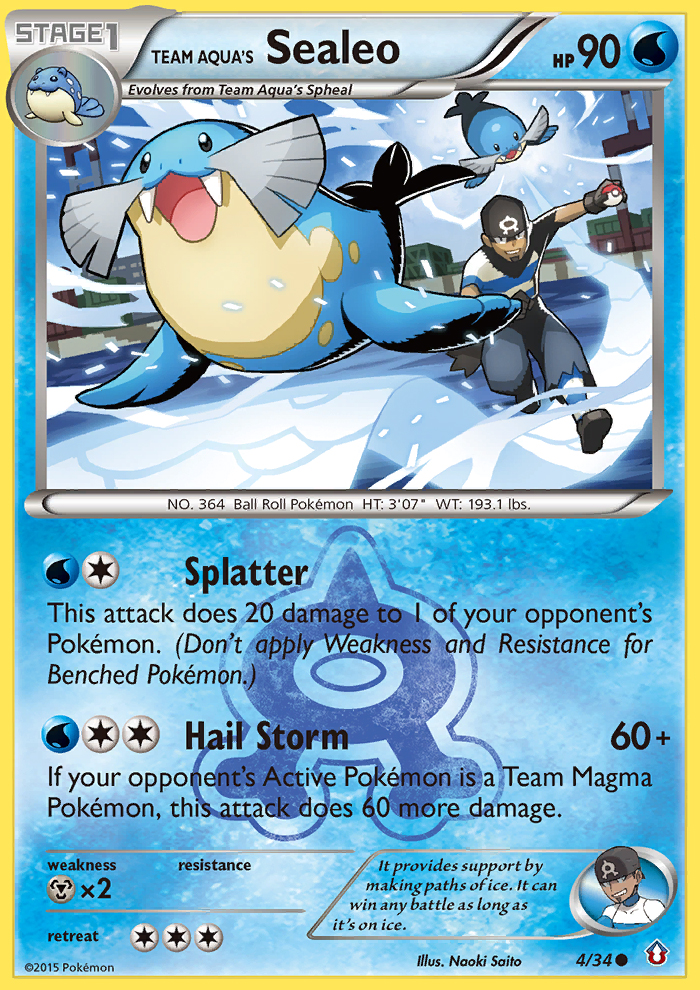 Team Aqua's Sealeo – Double Crisis